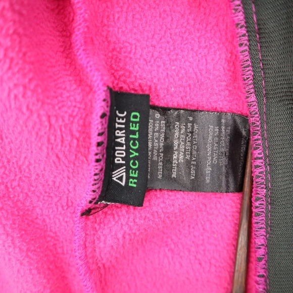 The North Face Fleece Jacket Pink Grey Zip Up Womens M - Picture 10 of 14